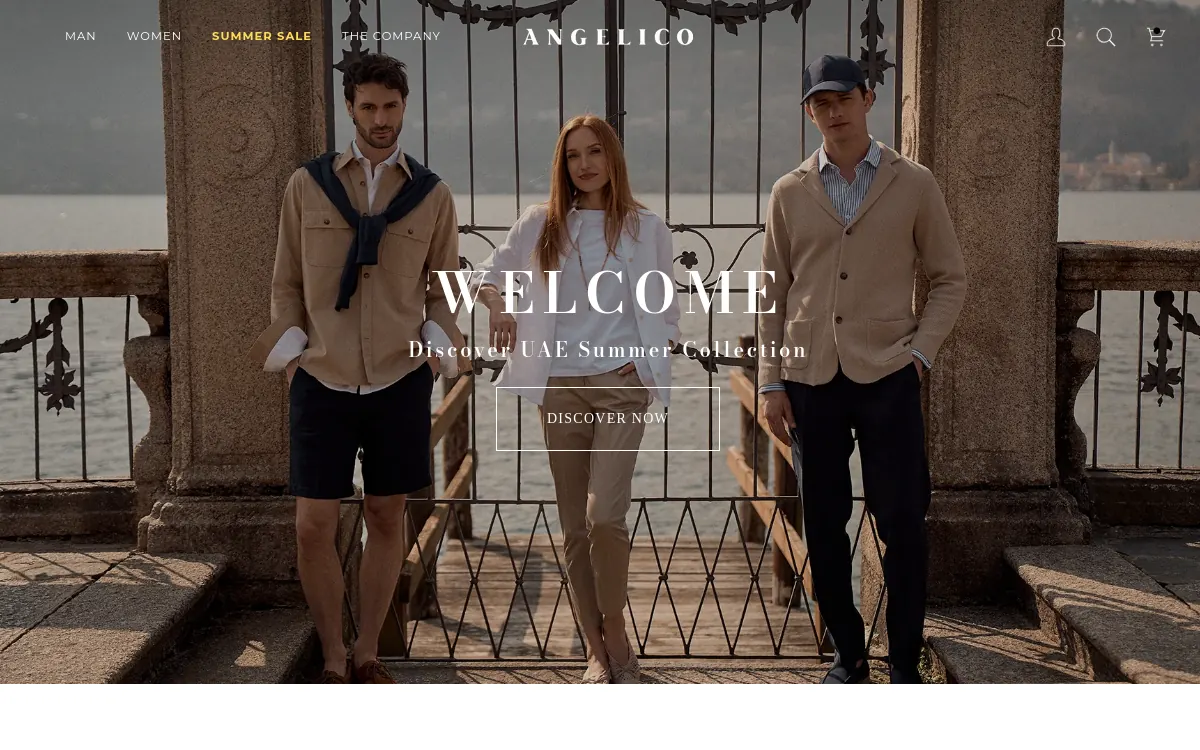 Angelico storefront — Fashion & Apparel — Dubai, UAE