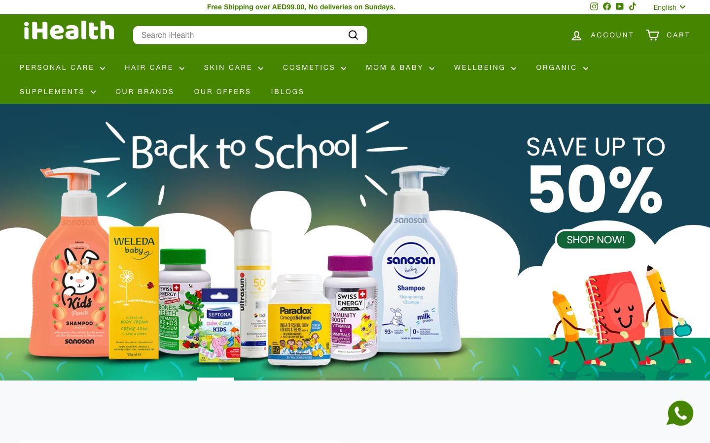 Shopify Plus development and ecommerce operations for a UAE brand